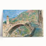 Impressionist Italian Landscape - Monet's Bridge at Dolceacqua Print