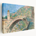 Impressionist Italian Landscape - Monet's Bridge at Dolceacqua Print
