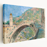 Impressionist Italian Landscape - Monet's Bridge at Dolceacqua Print