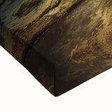 Close-up of a vibrant landscape canvas showcasing intricate canyon details, featuring rich earthy tones and textured surface, ideal for home decor.