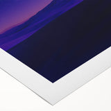 Desert landscape rolled canvas print showcasing vibrant hues of orange and yellow, depicting a serene sunset over sand dunes, perfect for home decor.