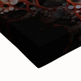 Large art canvas featuring a black and white landscape painting, ideal for bedroom wall decor.