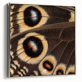 Landscape art painting featuring a black-framed canvas of colorful, vintage poster-styled close-up animal imagery.