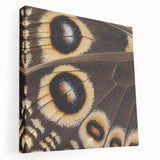 Close-up image of a frog on a leaf, printed on stretched canvas, in vivid green tones, suitable for kitchen wall art.