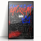 Bold Pop Art Wall Art - Modern Canvas with Red and Blue Accents
