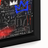Bold Pop Art Wall Art - Modern Canvas with Red and Blue Accents