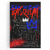 Bold Pop Art Wall Art - Modern Canvas with Red and Blue Accents