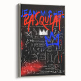 Bold Pop Art Wall Art - Modern Canvas with Red and Blue Accents
