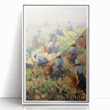 Art Deco style poster featuring geometric shapes in pastel colors on a white acrylic frame, suitable for nursery wall art.