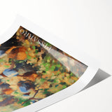 Extra large wall art featuring line art flowers in muted tones on rolled canvas, suitable for large living room spaces.