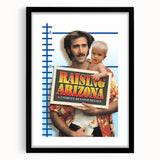 Retro Wall Art - Raising Arizona Movie Poster - 80s Vintage Prints