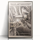 Bruce Springsteen Armadillo World Headquarters Poster - Retro Music Wall Art