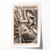 Bruce Springsteen Armadillo World Headquarters Poster - Retro Music Wall Art