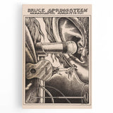 Bruce Springsteen Armadillo World Headquarters Poster - Retro Music Wall Art