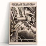 Bruce Springsteen Armadillo World Headquarters Poster - Retro Music Wall Art