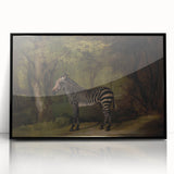 Realism Wildlife Art Print | Zebra in Forest by George Stubbs | Fine Decor