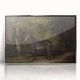 Realism Wildlife Art Print | Zebra in Forest by George Stubbs | Fine Decor