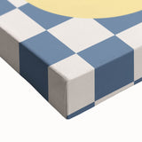 Boys Room Wall Art – Smiley Face Checkered Kids Wall Art Print