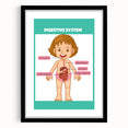 STEM Learning Wall Art - Digestive System Educational Chart
