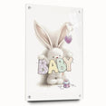 Baby Bunny Nursery Canvas Prints - Custom Baby Room Decor
