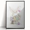 Baby Bunny Nursery Canvas Prints - Custom Baby Room Decor