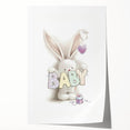 Baby Bunny Nursery Canvas Prints - Custom Baby Room Decor