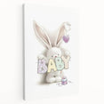Baby Bunny Nursery Canvas Prints - Custom Baby Room Decor