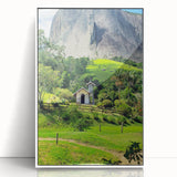 Art Deco poster of spring-themed modern art wall decor on white acrylic, framed, ideal for nursery wall art.