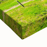 Large art depicting a serene landscape in black and white on stretched canvas, ideal for bedroom decor.