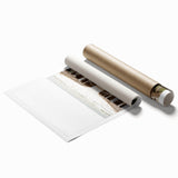 Extra large rolled print featuring summer-themed floral art in pastel shades, ideal for classy bathroom wall art.