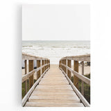 Large black and white stretched canvas depicting summer-themed design, ideal for kitchen wall art.