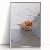 Art deco poster featuring a summer-themed design in pastel shades on white acrylic, ideal for nursery wall art.