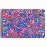 Black and white stretched canvas print of Van Gogh's 'Starry Night', ideal for kitchen wall art or bedroom ambiance.