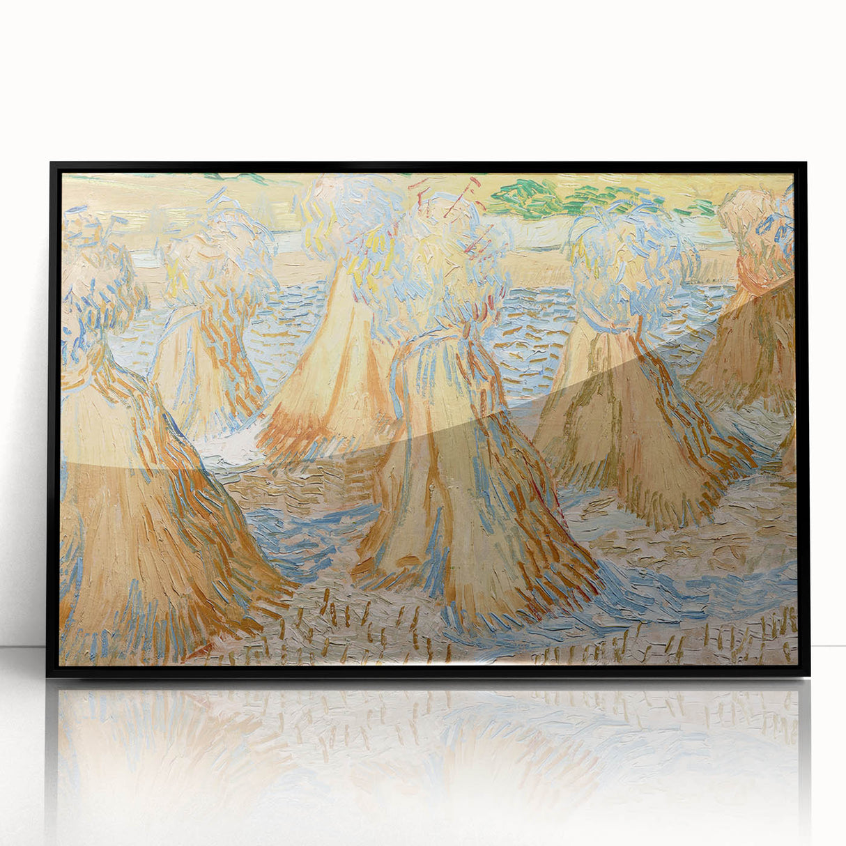 Impressionist Wheat Fields Wall Art - Sheaves of Wheat by Van Gogh