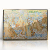 Impressionist Wheat Fields Wall Art - Sheaves of Wheat by Van Gogh