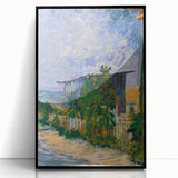 Van Gogh’s Shelter on Montmartre: Vibrant Impressionist Landscape Art