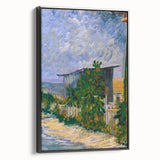 Van Gogh’s Shelter on Montmartre: Vibrant Impressionist Landscape Art