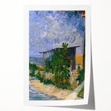 Van Gogh’s Shelter on Montmartre: Vibrant Impressionist Landscape Art