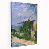 Van Gogh’s Shelter on Montmartre: Vibrant Impressionist Landscape Art