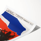 Modern Wall Art: José Guerrero’s Abstract – Vintage Bold Poster Design