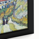 Impressionist Village Scene Wall Art - Stairway at Auvers by Van Gogh