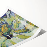 Impressionist Village Scene Wall Art - Stairway at Auvers by Van Gogh