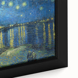 Impressionist Night Sky Wall Art - Starry Night Over Rhône by Van Gogh