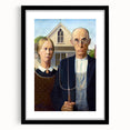 Modern Wall Art: Grant Wood's American Gothic – Iconic Rural Portrait