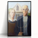 Modern Wall Art: Grant Wood's American Gothic – Iconic Rural Portrait