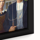 Modern Wall Art: Grant Wood's American Gothic – Iconic Rural Portrait