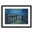 Starry Night Over the Rhône Wall Art - Van Gogh's Impressionist Masterpiece