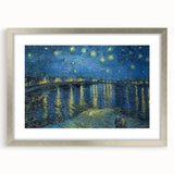 Starry Night Over the Rhône Wall Art - Van Gogh's Impressionist Masterpiece