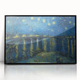 Starry Night Over the Rhône Wall Art - Van Gogh's Impressionist Masterpiece