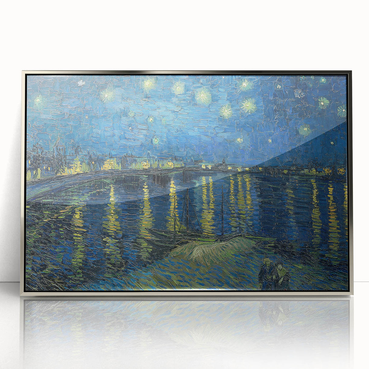 Starry Night Over the Rhône Wall Art - Van Gogh's Impressionist Masterpiece
